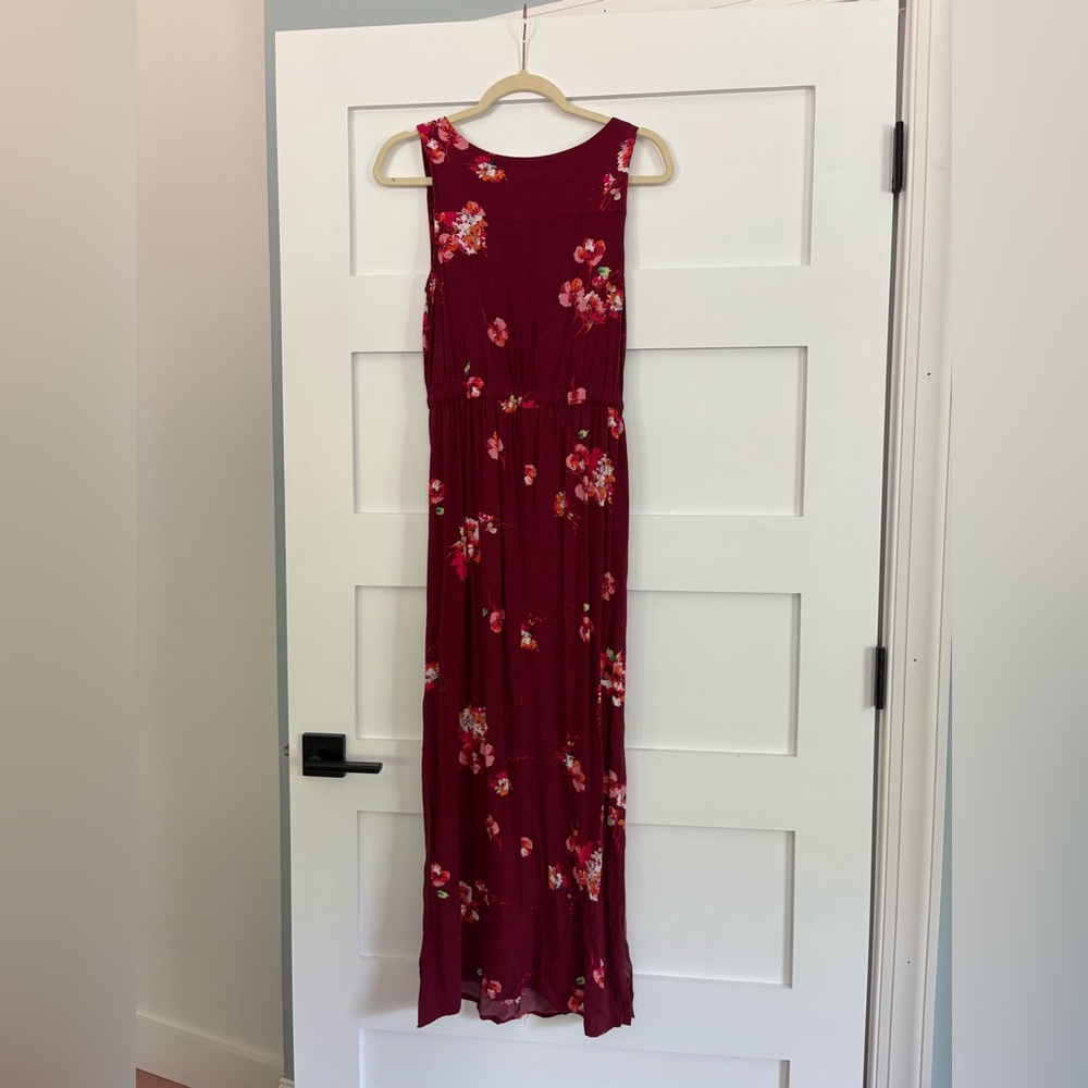 Apt. 9 Red Sleeveless Scoop Neck Maxi Sundress Size S - Picture 6 of 7